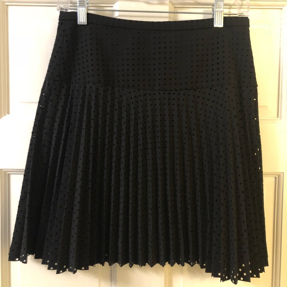 Black J.Crew Pleated Dress Skirt Size 0